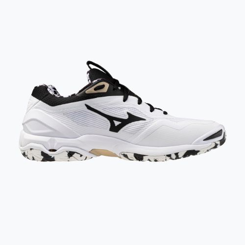 Kézilabdacipő Mizuno Wave Stealth 6 white/black/gold