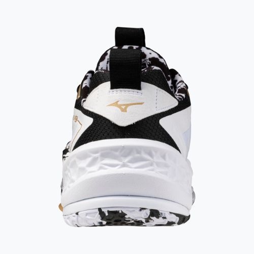 Mizuno Wave Stealth Neo 2 kézilabda cipő white/black/ge gold