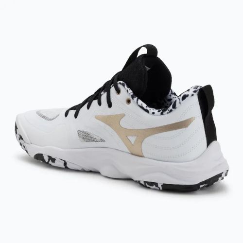 Röplabdacipő Mizuno Wave Momentum Elite white/black/ge gold