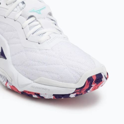 Kézilabda cipő Mizuno Wav Stealth Neo 2 white/violet indigo/camellia rose