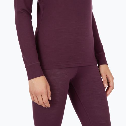 Női thermo fehérnemű szett WOOLCANO Merino SET0543 purple