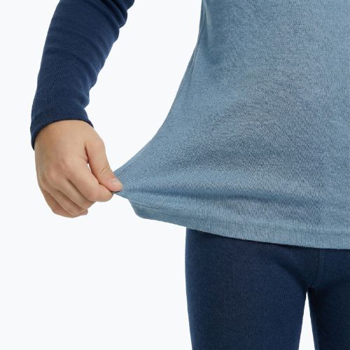 Gyerek termikus fehérnemű szett WOOLCANO Merino SET0982 blue