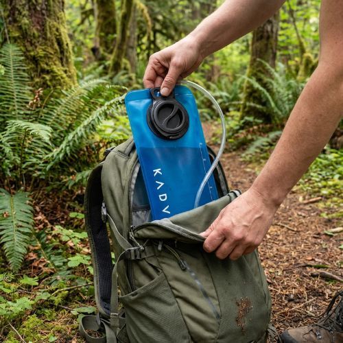 KADVA Flowbie ClickFit 2 l kék kulacs