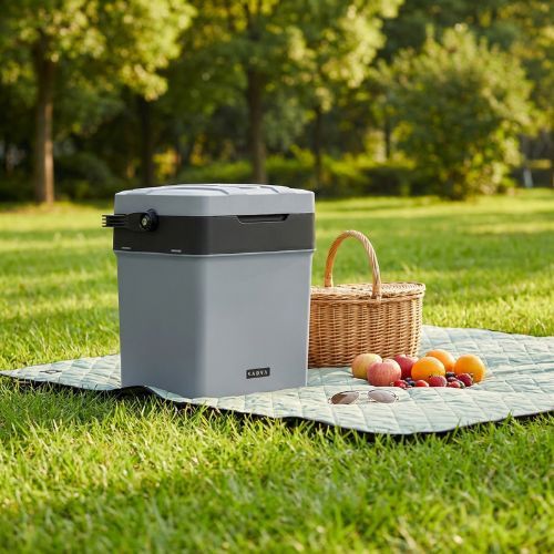 Hordozható hűtőszekrény KADVA AC/DC gray