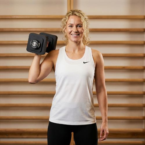 Állítható súlyzó XTREXO 15 kg black