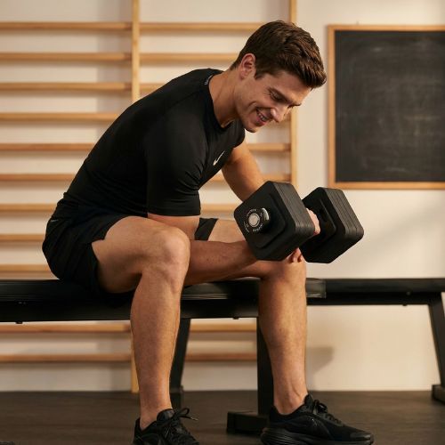 Állítható súlyzó XTREXO 23 kg black