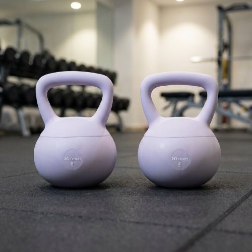 Puha kettlebell XTREXO 6 kg purple