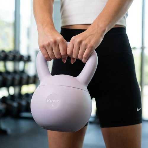 Puha kettlebell XTREXO 6 kg purple