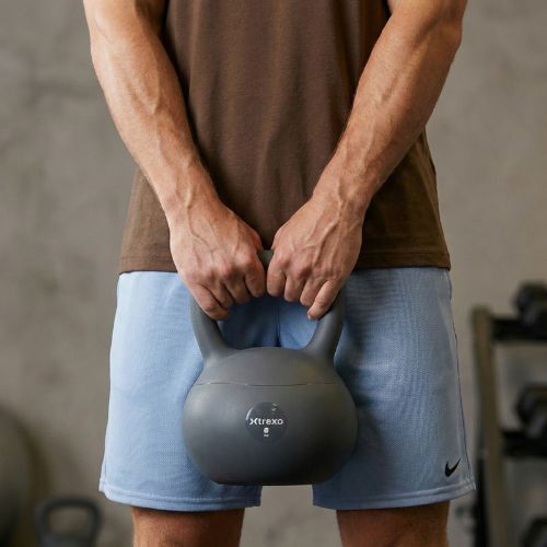 Puha kettlebell XTREXO 8 kg grey