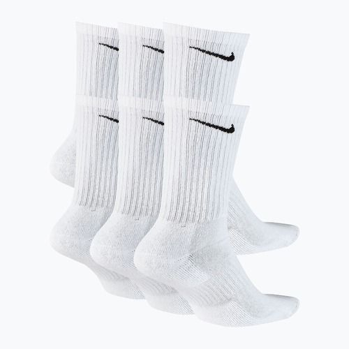 Zokni Nike Everyday Cushioned 6 pár white/black