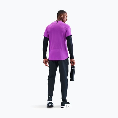 Férfi edzőpóló Nike Pro Training Dri-Fit vivid purple/black