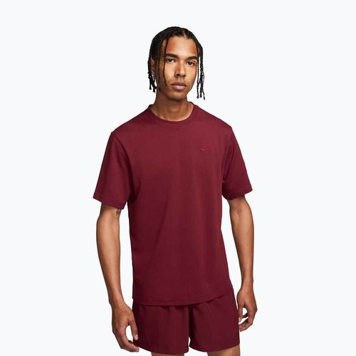 Férfi edzőpóló Nike Dri-Fit Primary dark team red/dark team red