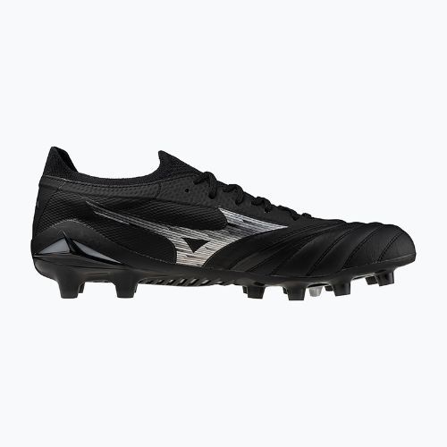 Férfi futballcipő Mizuno Morelia Neo IV β Elite FG black/galaxy silver/black