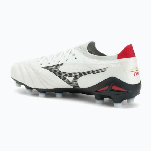 Férfi focicipő Mizuno Morelia Neo IV Β Elite MD White/Black/Chinese Red