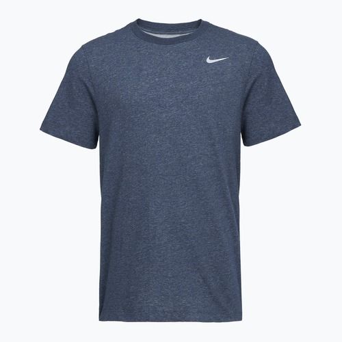 Férfi póló Nike Dri-Fit smokey obsidian heather/matte silver