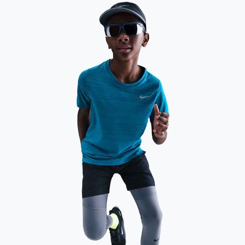 Gyerek edzőpóló Nike Dri-Fit Miler green abyss/green abyss