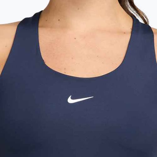 Női póló Nike Swoosh Medium Support Bra midnight navy/white