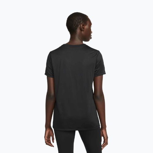 Női edzőpóló Nike Dri-Fit black/white