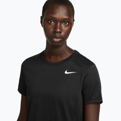 Női edzőpóló Nike Dri-Fit black/white