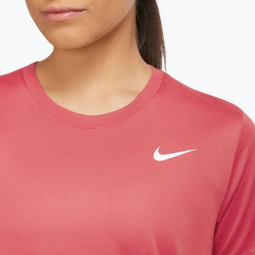 Női edzőpóló Nike Dri-Fit sea coral/white