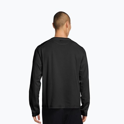 Férfi hosszú ujjú póló Nike Primary Athletic Club Dri-Fit black/dark smoke grey