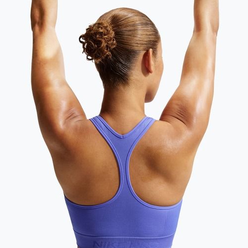 Női crop top Nike Pro Seamless Dri-Fit Cropped sapphire