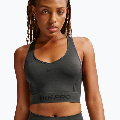 Női póló Nike Pro Seamless Dri-Fit Cropped dark