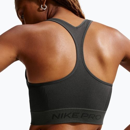 Női póló Nike Pro Seamless Dri-Fit Cropped dark