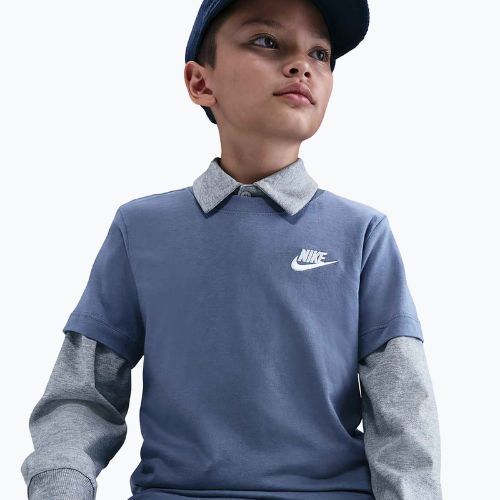 Gyerek póló Nike Sportswear World Indigo