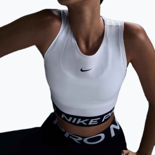 Női edzőpóló Nike Pro Dri-Fit white/black