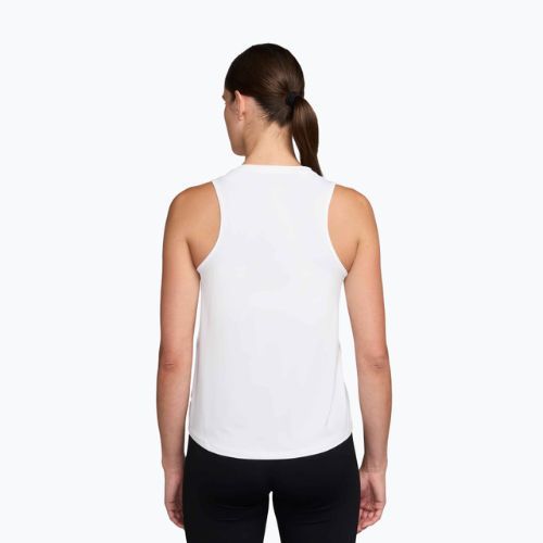 Női edzőpóló Nike One Classic Dri-Fit white/black