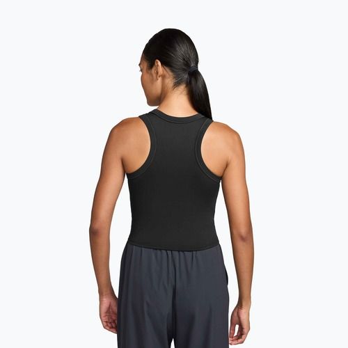 Női trikó Nike One Fitted Dri-Fit Cropped Tank thunder black/white