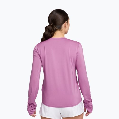 Longsleeve edzőfelső Nike One Classic Dri-Fit light magenta/white