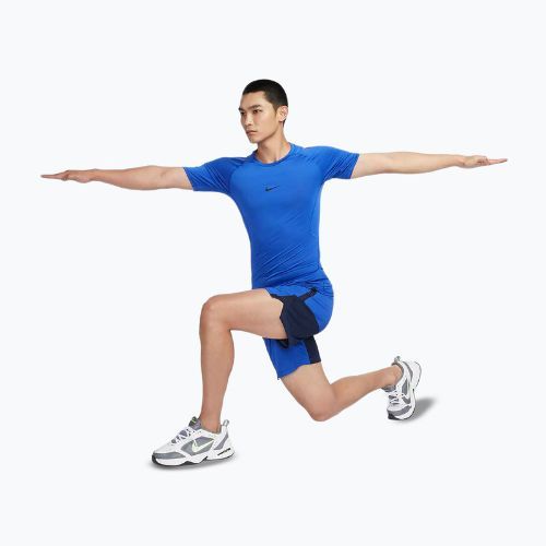 Férfi edzőpóló Nike Pro Dri-Fit Tight Fitness game royal/black