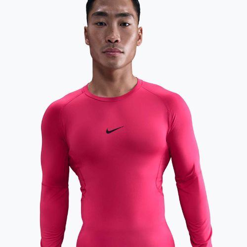 Férfi hosszú ujjú edzőfelső Nike Pro Dri-Fit Tight Fitness rush pink/black