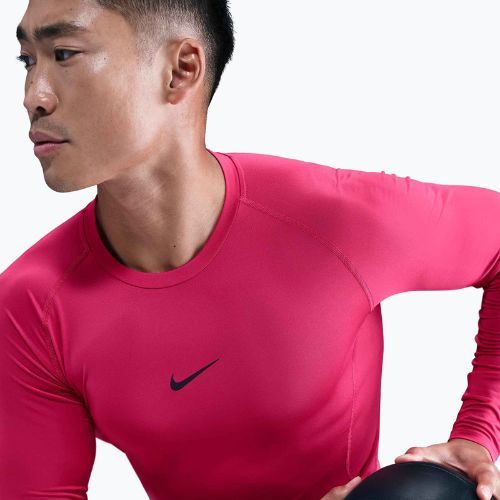 Férfi hosszú ujjú edzőfelső Nike Pro Dri-Fit Tight Fitness rush pink/black