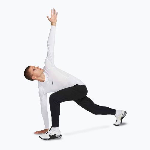 Férfi hosszú ujjú edzőfelső Nike Pro Dri-Fit Tight Fitness white/black