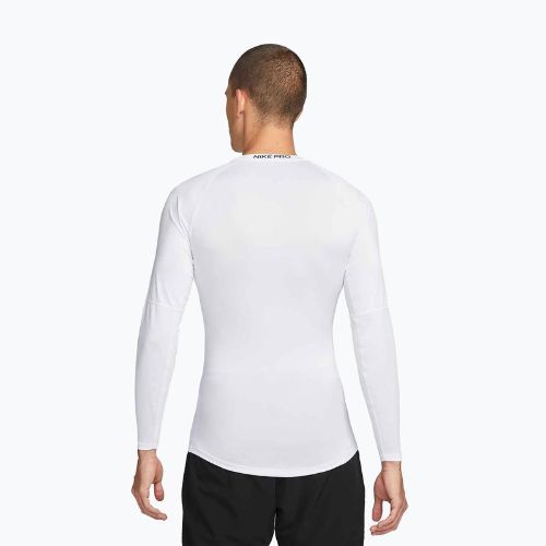 Férfi hosszú ujjú edzőfelső Nike Pro Dri-Fit Tight Fitness white/black