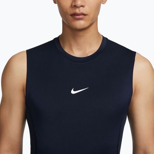 Férfi póló Nike Pro Dri-Fit Tight Sleeveless Fitness obsidian/white
