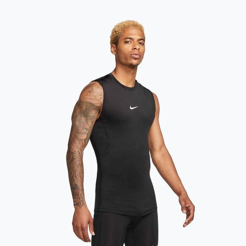 Férfi Nike Pro Dri-Fit testhezálló ujjatlan fitness póló black/white