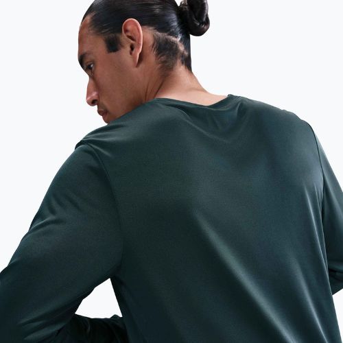 Férfi hosszú ujjú edzőpóló Nike Dri-FIT Legend seaweed/matte silver