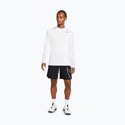 Férfi hosszú ujjú edzőfelső Nike Dri-FIT Legend white/black
