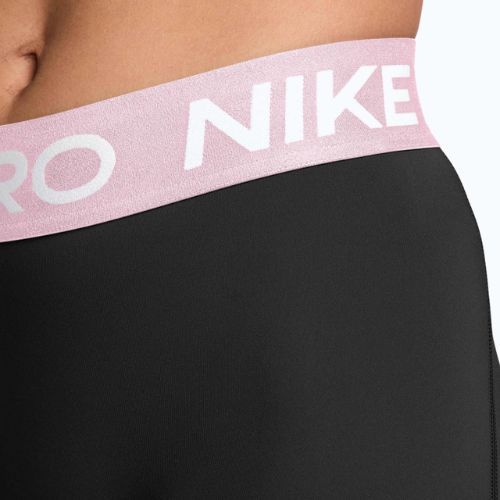 Női rövidnadrág Nike Pro Mid-Rise Biker 3" black/pink foam/white