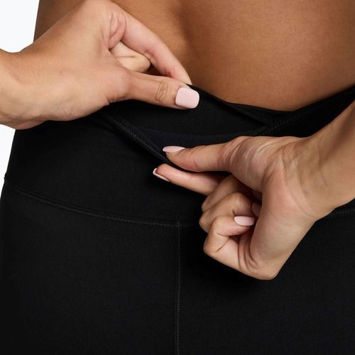 Női rövidnadrág Nike One High-Waisted Biker 5" black/white