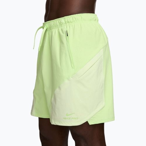 Nike férfi Pro Training Dri-Fit 6" rövidnadrág light liquid lime/light liquid lime