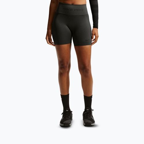 Női rövidnadrág Nike Pro Seamless High-Waisted Biker 5" dark smoke grey