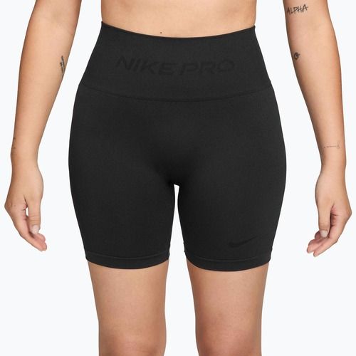 Női rövidnadrág Nike Pro Seamless High-Waisted Biker 5" black