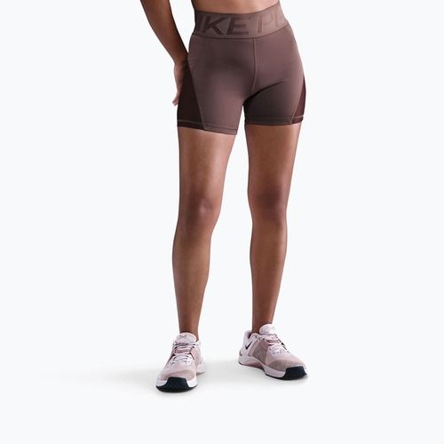 Női rövidnadrág Nike Pro Sculpt High Waisted 5" Biker tattoo/burgundy crush/white