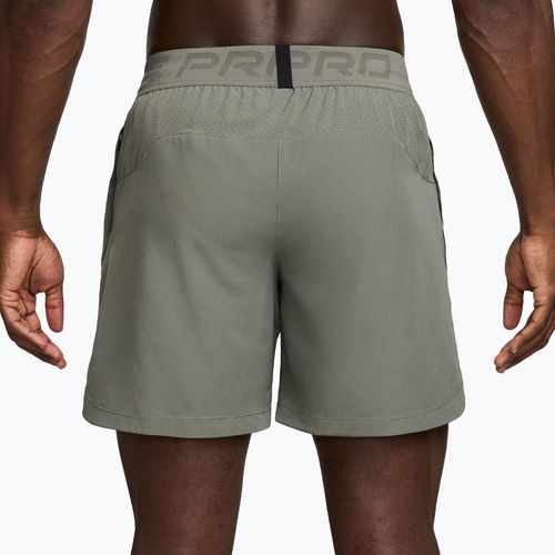 Férfi rövidnadrág Nike Pro Training Dri-Fit 6" light army/light liquid lime