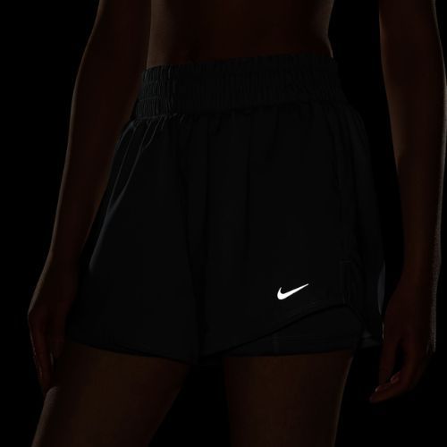 Női rövidnadrág Nike One Dri-Fit High-Waisted 3" 2In1 smoke grey/heather/white